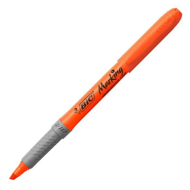 Överstrykningspenna Bic Highlighter Grip orange - 1,6-3,2mm - 1